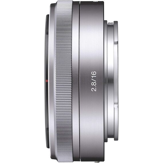Sony E 16mm F2.8 (SEL16F28, Silver)