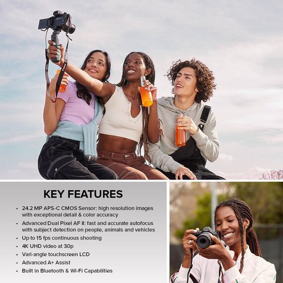 Canon EOS R50 Kit RF 18-45mm (Black)