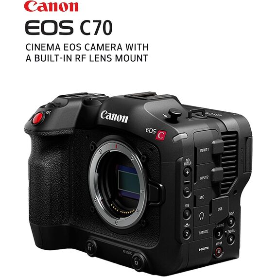 Canon EOS C70 Cinema Camera (RF Lens Mount)