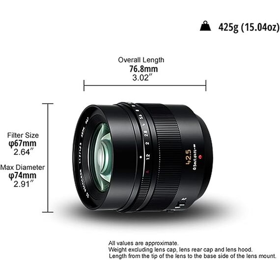 Panasonic 42.5mm F1.2 ASPH. POWER O.I.S. (HNS043E)