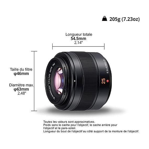 Panasonic Leica DG Summilux 25mm f/1.4 II ASPH