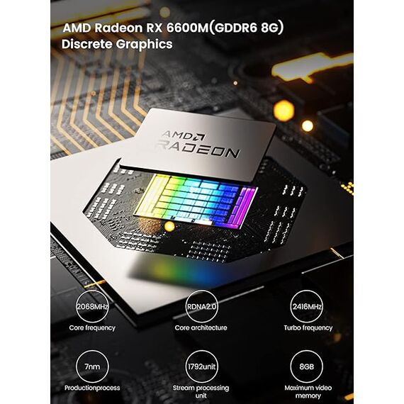 Minisforum HX100GB Ryzen 7 + Radeon HX6600M