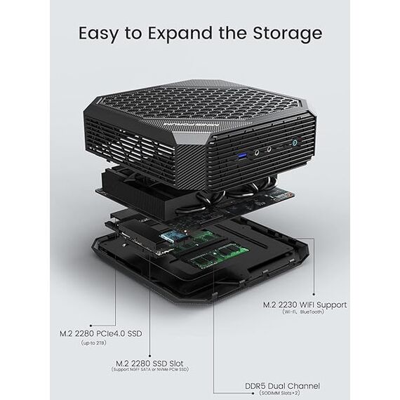 Minisforum HX100GB Ryzen 7 + Radeon HX6600M